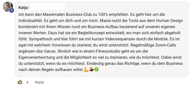 testimonial katja
