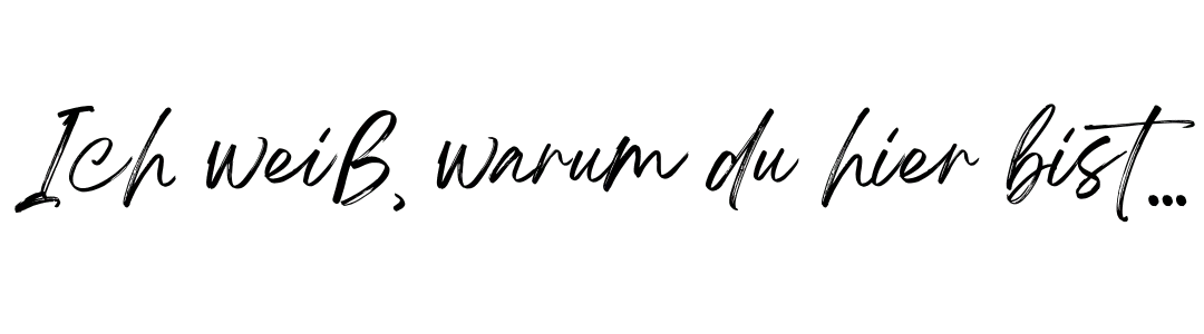 ich weiß