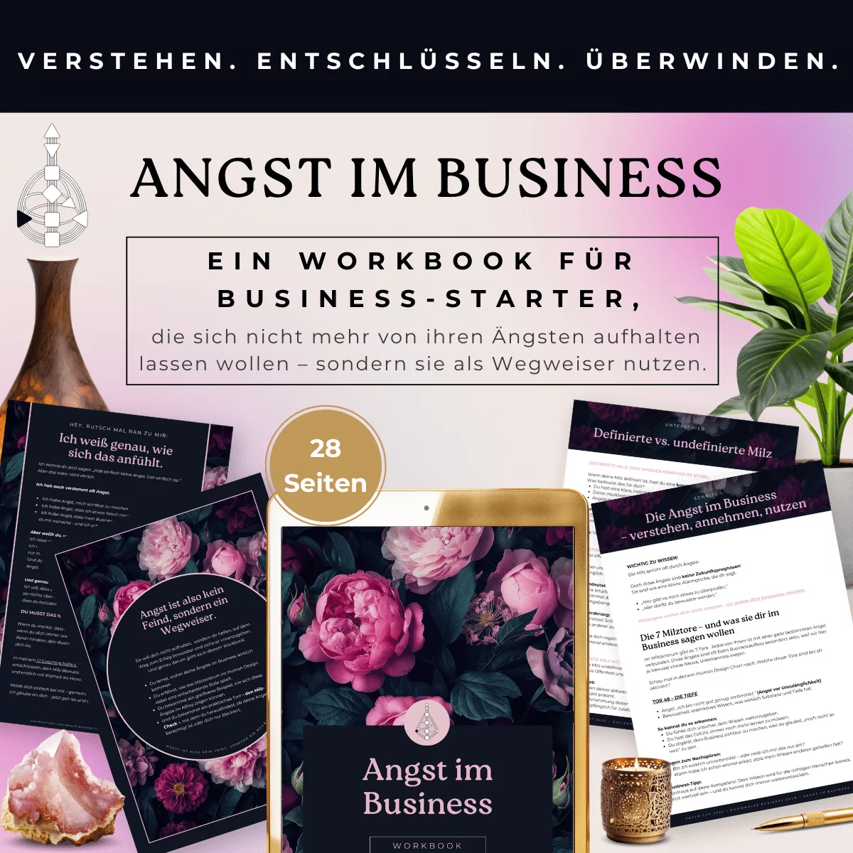 Angst im Business Mockup